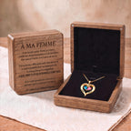 Collier avec dédicace « À ma femme »