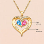 Collier avec dédicace « À ma femme »