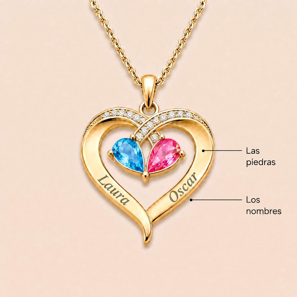 Collar con dedicatoria "A mi Mujer"