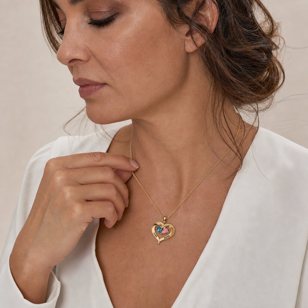 Collar con dedicatoria "A mi Mujer"