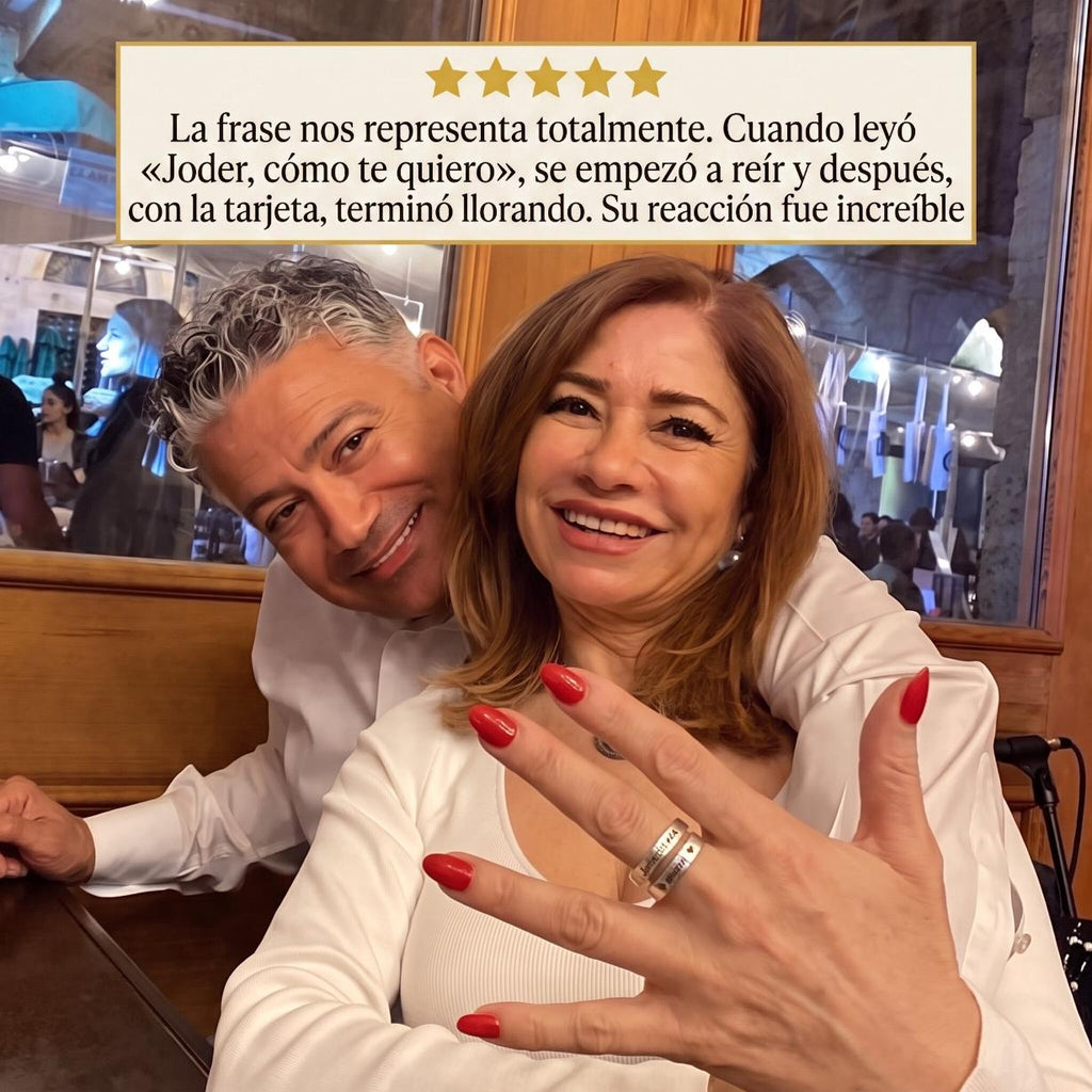 Anillo «J♡der, cómo te quiero»