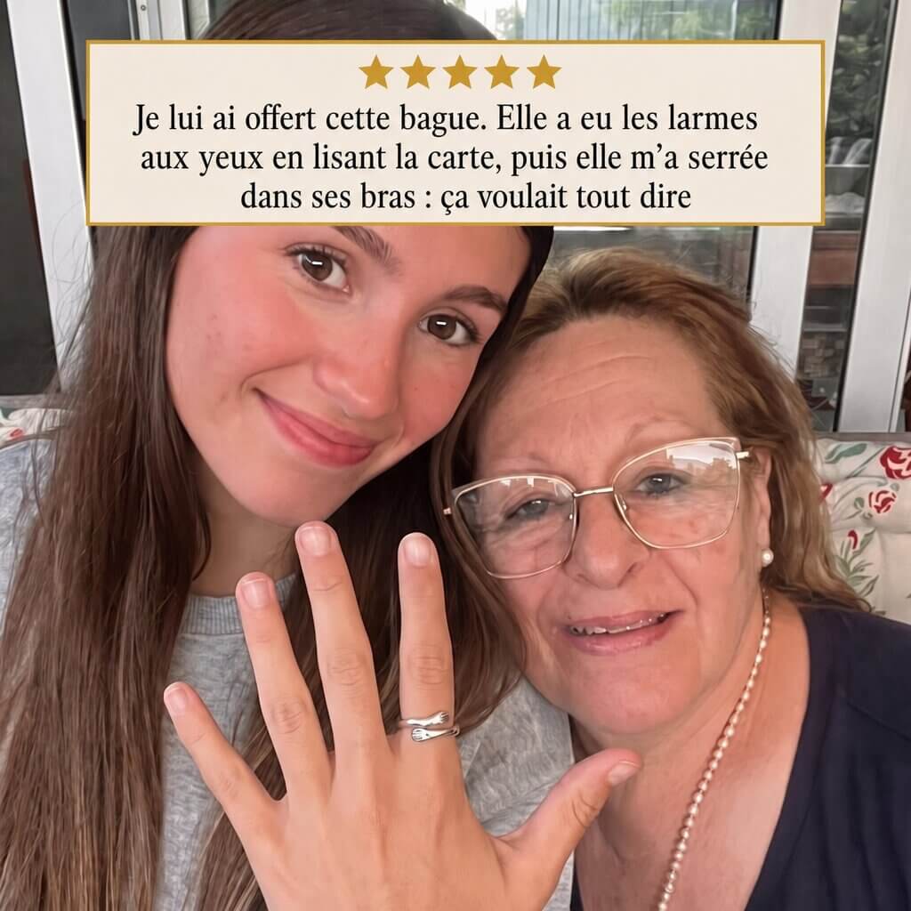 Bague étreinte pour ma petite-fille