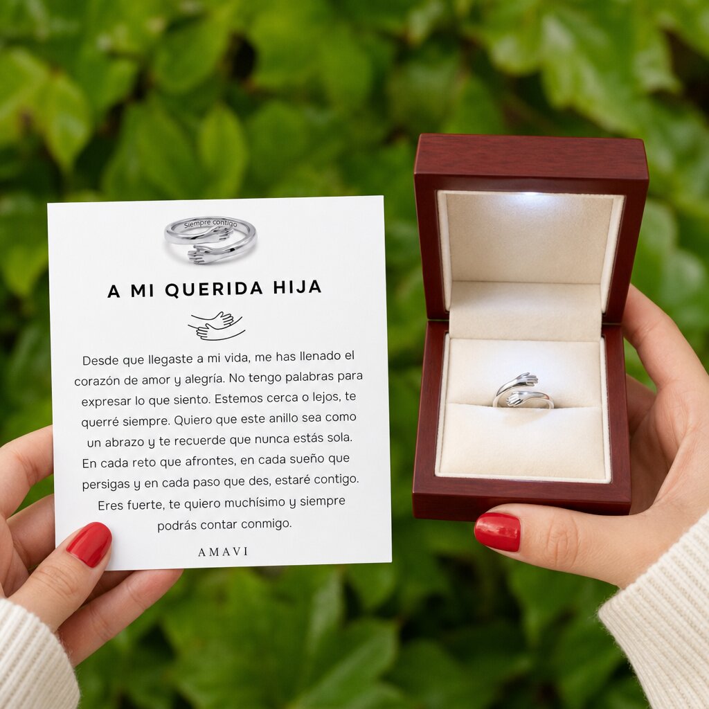 Anillo Abrazo para mi Hija