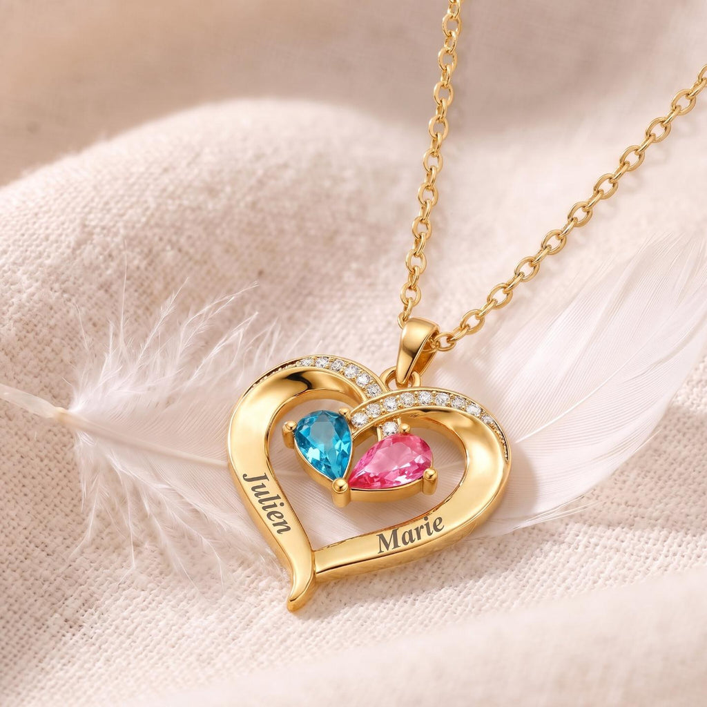 Collier avec dédicace « À ma femme »